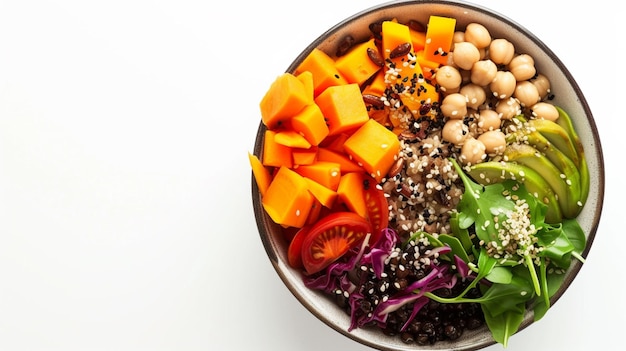 Farebná miska s jedlom